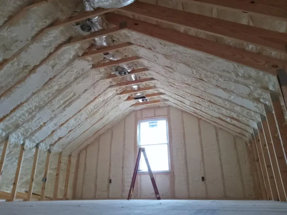 Spray foam roofing application for Crawl Space Insulation project in Irmo